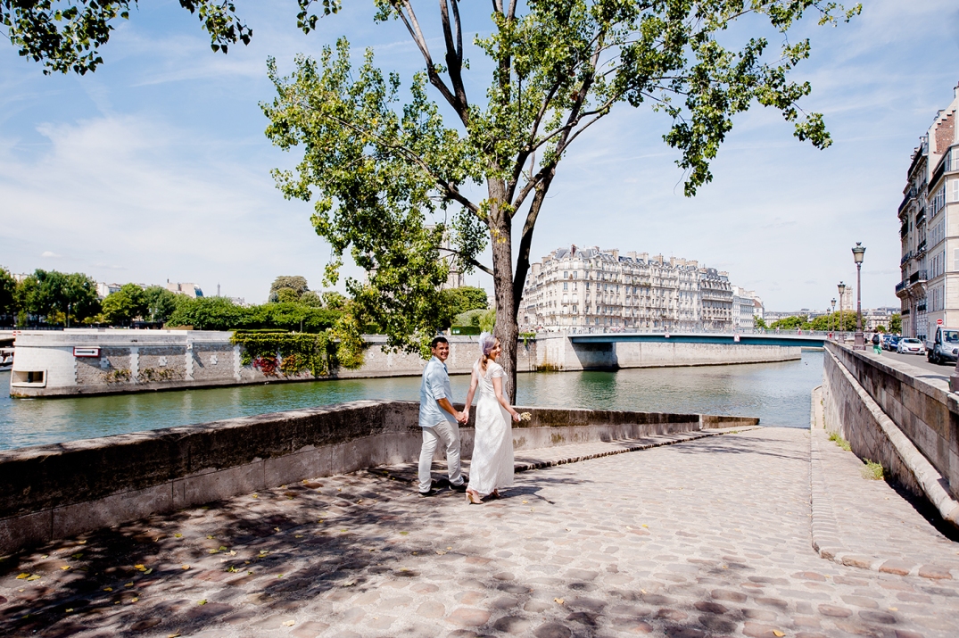 fotos de casamento em Paris